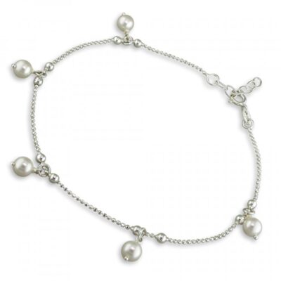 22.5-25cm-8.5-10in in simulated pearl drop beads