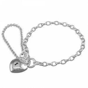 13cm/5in charm with plain heart...
