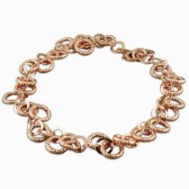 19cm rose gold-plated...