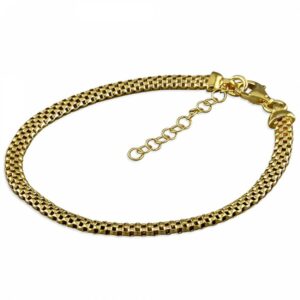 19cm large yellow gold-plated ov...