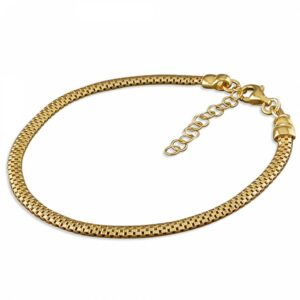 19cm small yellow gold-plated ov...