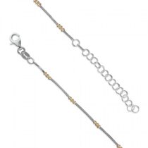 18-21cm snake chain with rose...