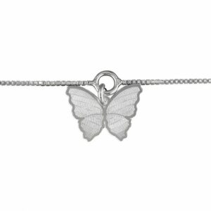 25cm butterfly charm on chain