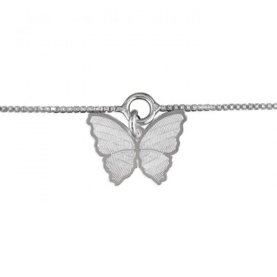 25cm butterfly charm on chain