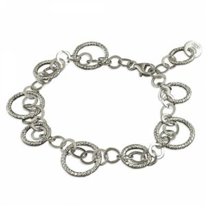 19cm rhodium-plated small and...