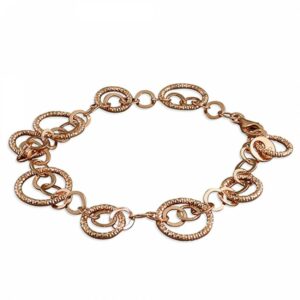 19cm rose gold-plated small and ...