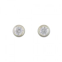 3mm round rubover cubic zirconia...