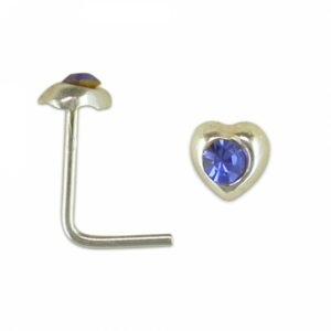 Crystal set heart assorted colours(priced per pair...