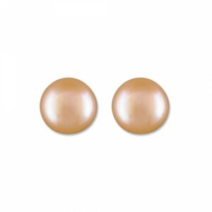 8mm pink fresh water pearl bouton...