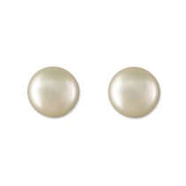 8mm white fresh water pearl bouton...