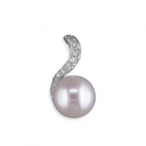 Fresh water pearl with cubic...