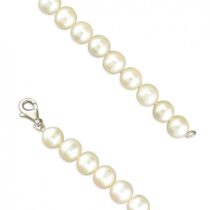 46cm/18in 7-8mm white pearls