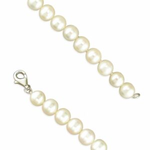 46cm/18in 7-8mm white pearls