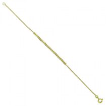 19cm/7.5in yellow gold-plated...