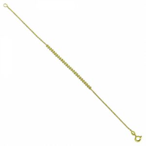 19cm/7.5in yellow gold-plated ov...