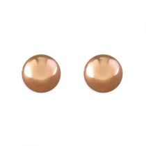 10mm rose gold plated bead stud