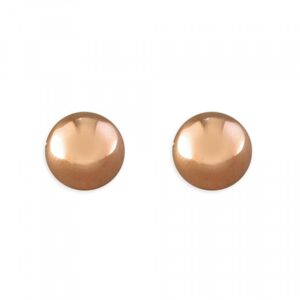 10mm rose gold plated bead stud