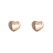 5mm rose gold plated small heart...