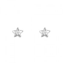 White gold small star with...