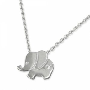 42-44cm small elephant with cubi...