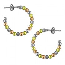 3-tone beads hoop