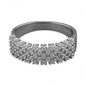 Cubic zirconia chequerboard band