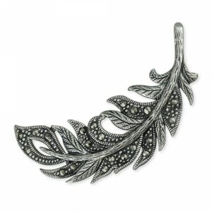 Marcasite feather