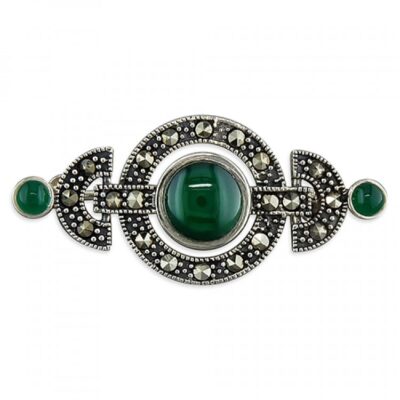 Marcasite and green...
