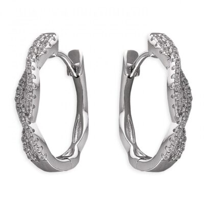 Cubic zirconia-entwined wave...