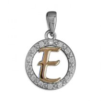 E Cubic zirconia circle with...