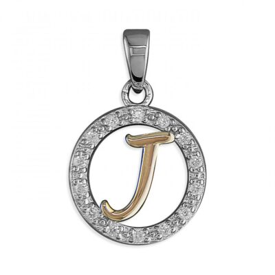 J Cubic zirconia circle with...