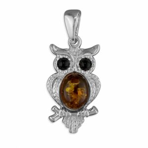 Cognac amber owl