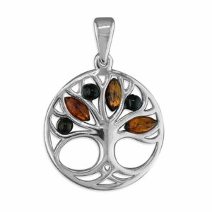 Mixed amber Tree of Life in circ...
