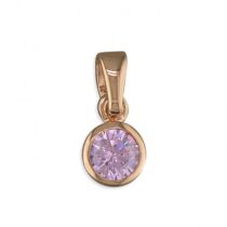 October birthstone rose gold-plated...