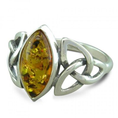 Cognac amber with celtic...
