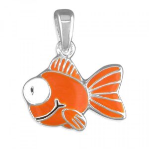Pippa orange goldfish pendant