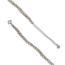 Pippa 30-35cm silver fresh water pearl necklace