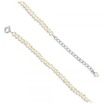 Pippa 30-35cm white fresh water pearl necklace