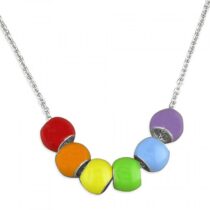 30-35cm pippa rainbow beads necklace