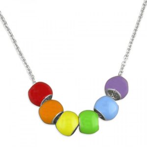 30-35cm pippa rainbow beads neck...