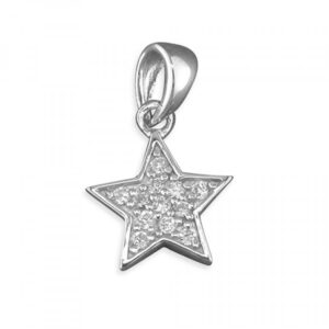 Pippa cubic zirconia star pendant
