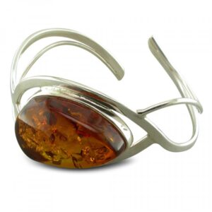 Large cognac amber in wave