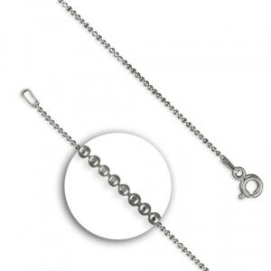 46cm/18in fine diamond cut beads