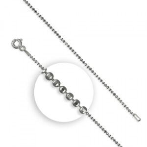 46cm/18in light diamond cut beads