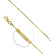 41cm/16in gold plated diamond cut...
