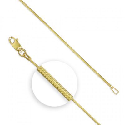 51cm/20in gold plated diamond...