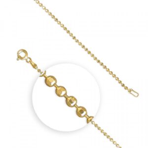 46cm/18in gold plated diamond...