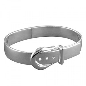 Plain hinged belt with buckle