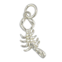 Mens scorpion small silver pendant...