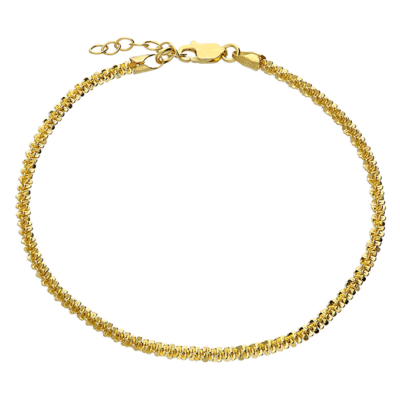 Yellow gold-plated 24cm/9.5in...